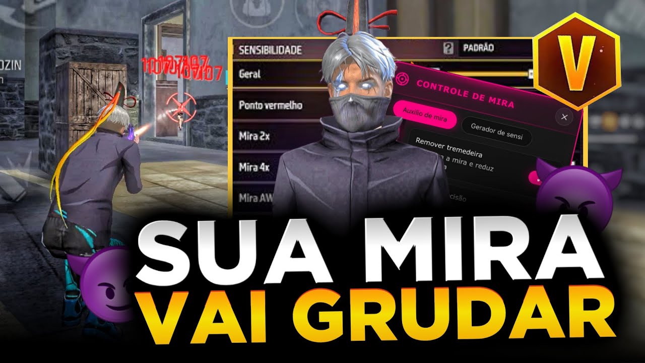 ATULIZADA 2026! A MELHOR SENSIBILIDADE PARA SUBIR CAPA N ANOVA ATUALIZA&Ccedil;&Atilde;O DO FREE FIRE IPHONE ⚙️