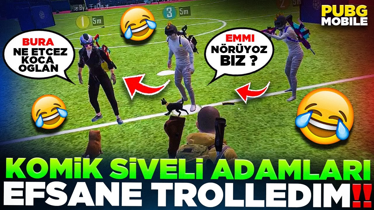 BAYRAKTAN GELEN KOMİK ŞİVELİ ADAMLARI 😂 EFSANE TROLLEDİM!! 🤣 | PUBG MOBILE