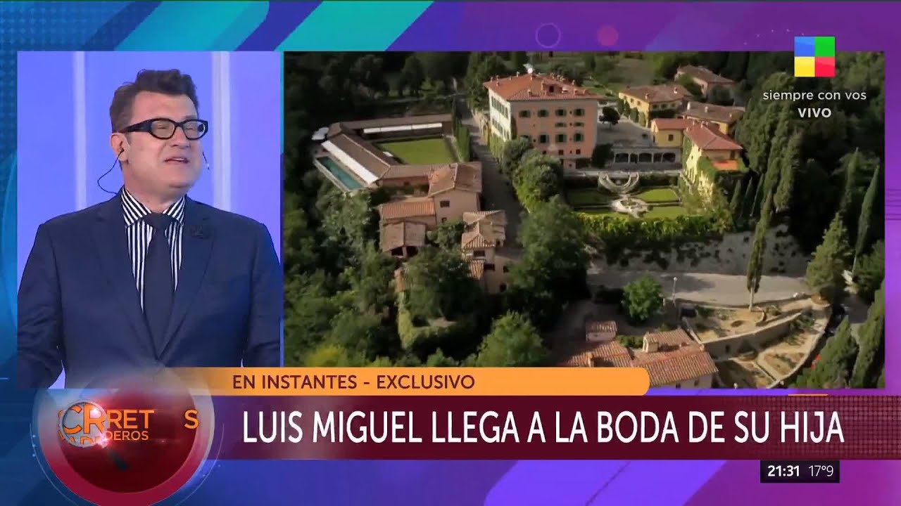 💍Se casó la hija de Luis Miguel en una boda de tres días en Italia: el rey sol llegó en helicóptero