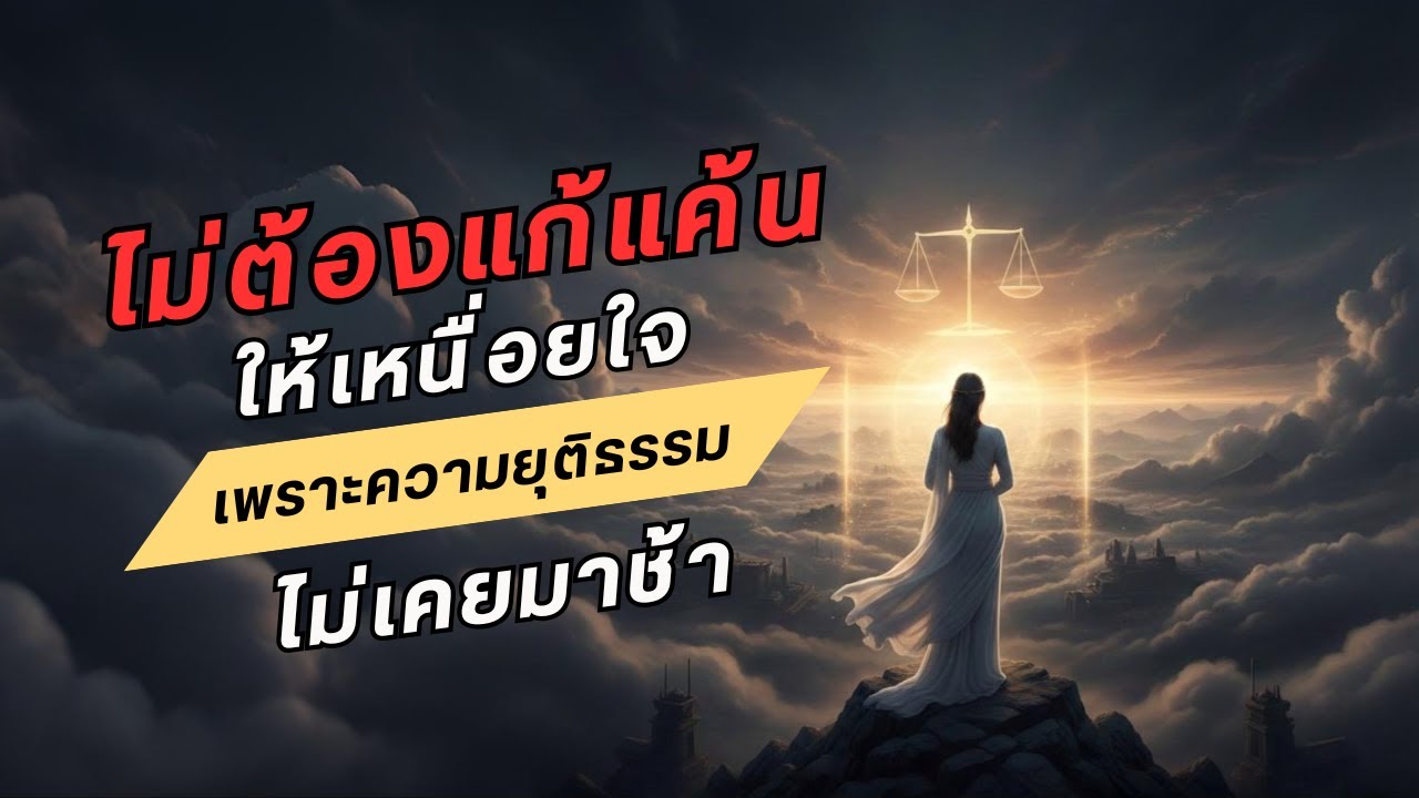 ไม่ต้องแก้แค้นให้เหนื่อยใจ เพราะความยุติธรรมไม่เคยมาช้า