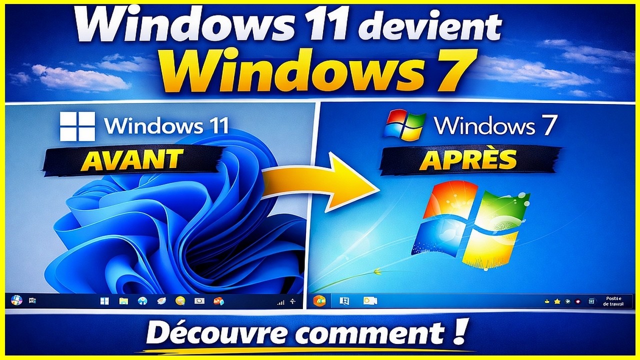 Windows 11 est devenu CONFUS ? Rends-le aussi CLAIR que Windows 7 en 10 minutes (2026)