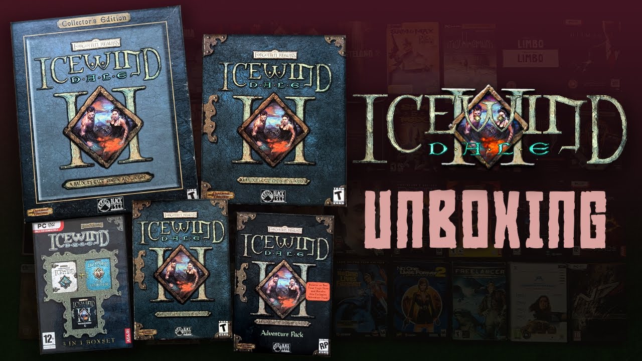 Icewind Dale 2 Big Box PC Unboxing