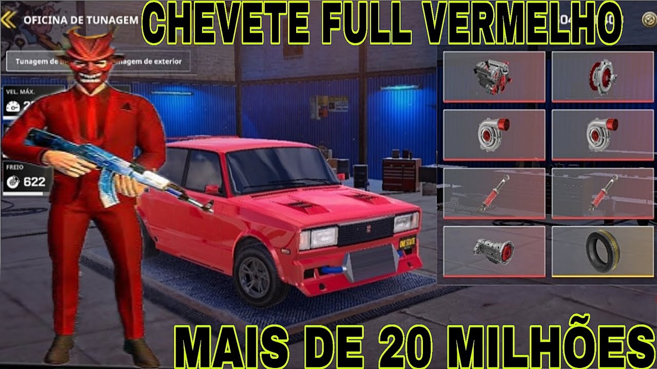 DEIXEI MEU CHEVETE FULL VERMELHO NO ONE STATE RP QUANTO QUE ELE TA VALENDO 🤔🤑
