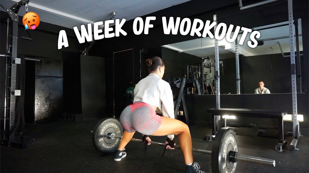 MY FULL WEEK OF WORKOUTS *workout with me*