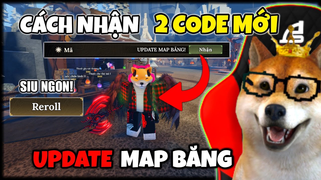Cách Nhận 2 CODE Mới Siêu Ngon Trong UPDATE Map BĂNG The Forge | Roblox