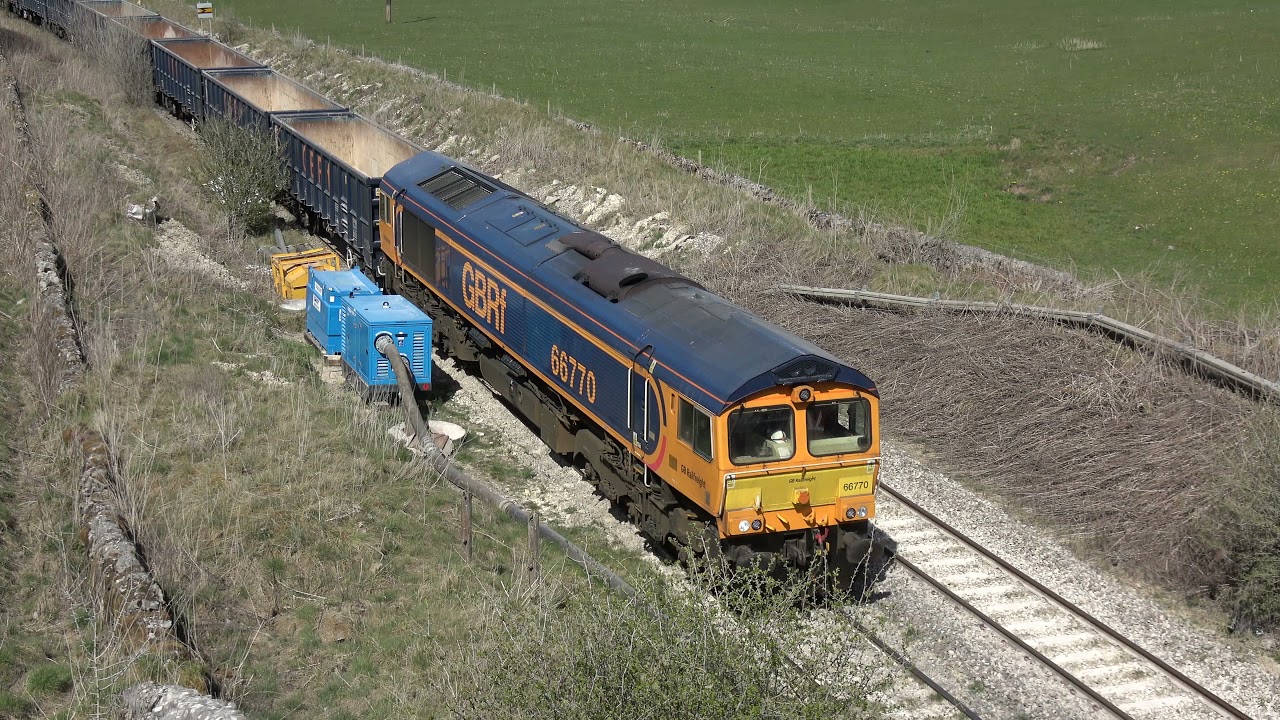 Tunstead Quarry  rail sidings and works. 23/04/21 4K