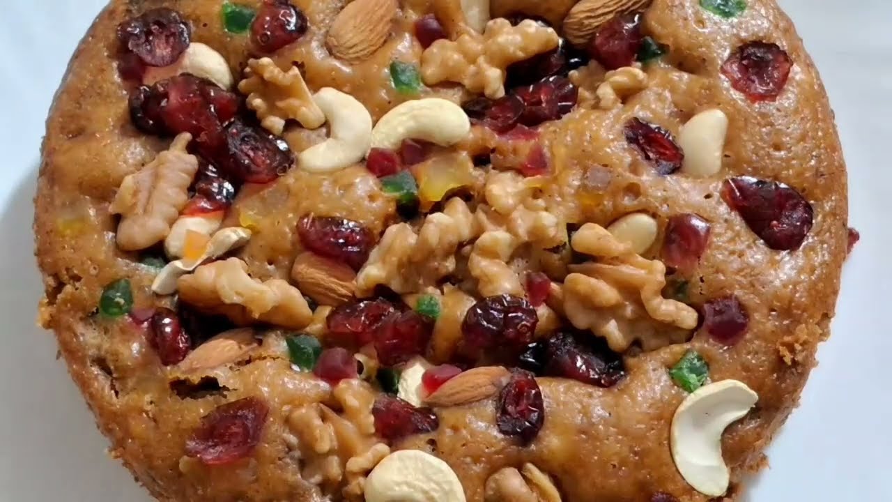 Christmas  special ( Fruit Cake Eggless Plum Cake  🥮 ) recipe 