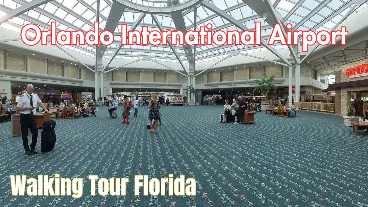 Welcome to Orlando International Airport (MCO) – Terminal B Walking Tour! ✈️🏝️