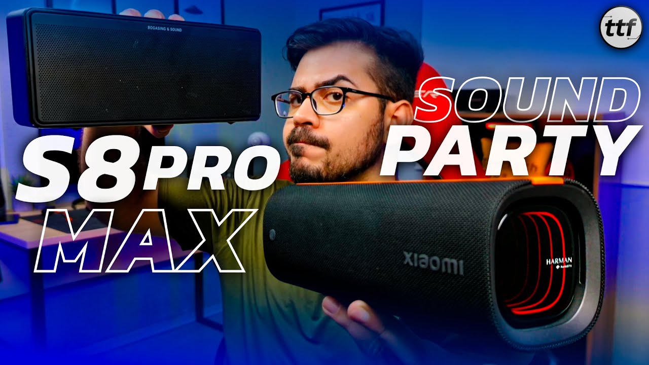 BOGASING S8 PRO MAX vs XIAOMI SOUND PARTY: A Hora da VERDADE! (Comparativo)