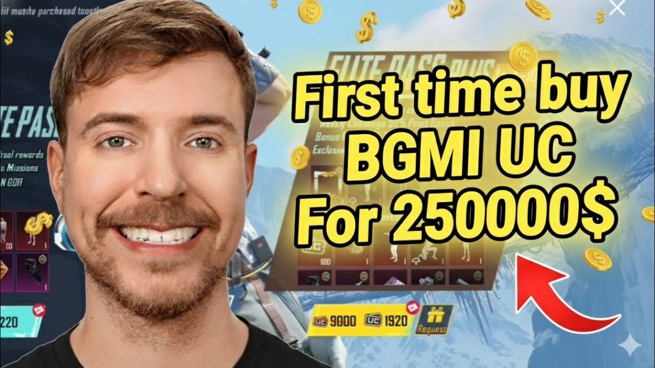First Time Buy Bgmi UC For 250000$