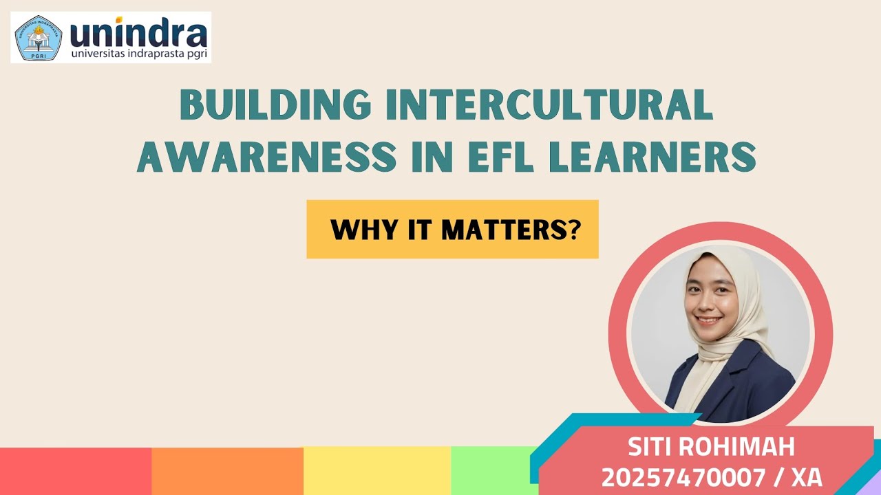Final Test Academic Speaking: Building Intercultural Awareness in EFL Learners
