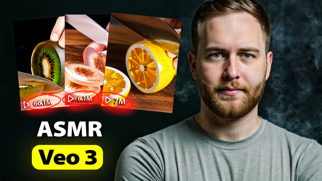 How to Make ASMR Fruit Cutting with Google Veo 3