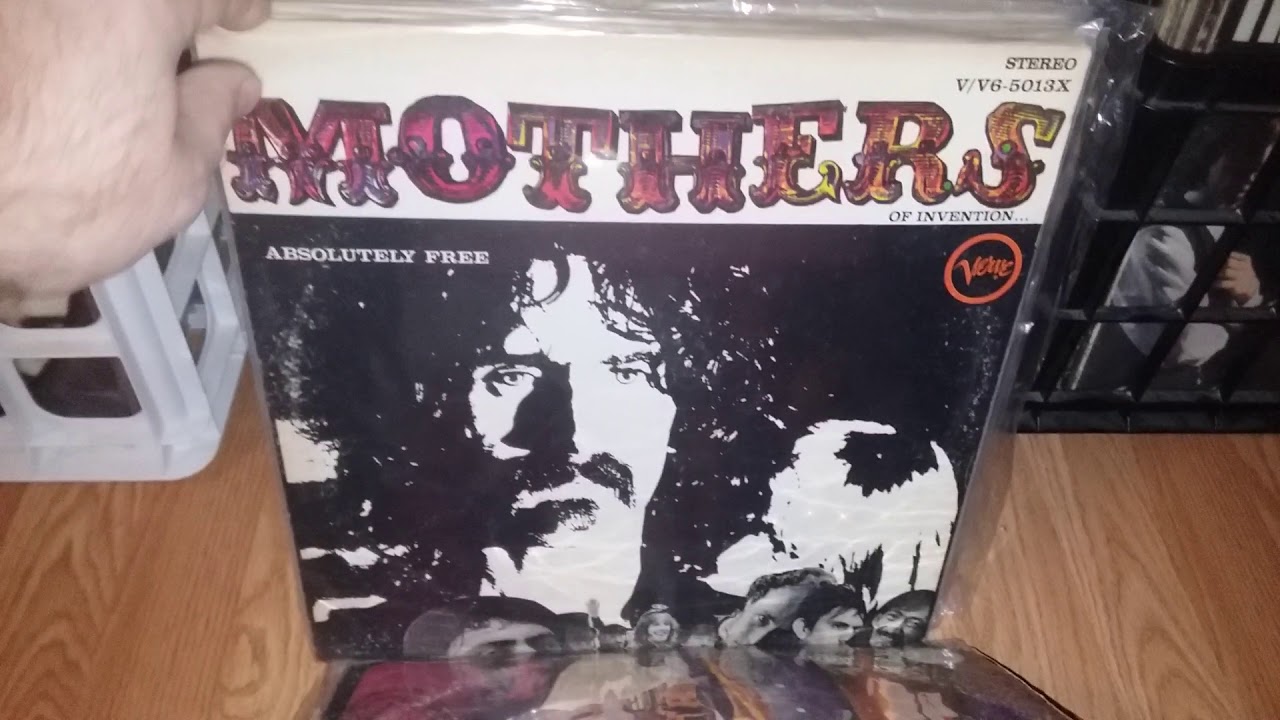 My Frank Zappa Vinyl Records Collection