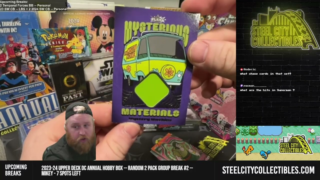 Upper Deck Fleer Scooby Doo and One Piece 500 Years -- Personal Break for Roderic
