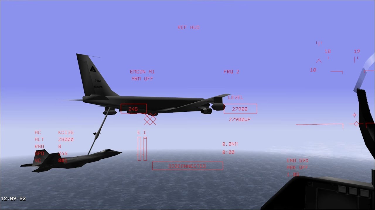 F-22 ADF: First time Air to Air Refuel.