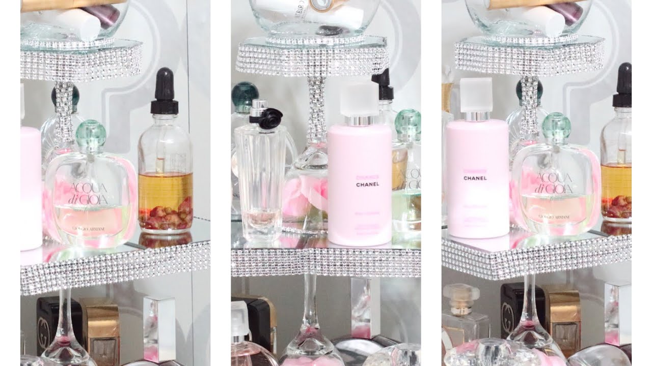 DIY Home Decor|GLAM Perfume Organizer Dollar Tree
