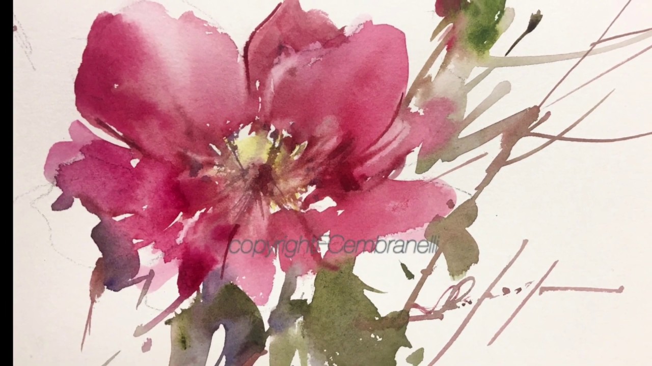 Watercolor/Aquarela - Demo - Positive Painting