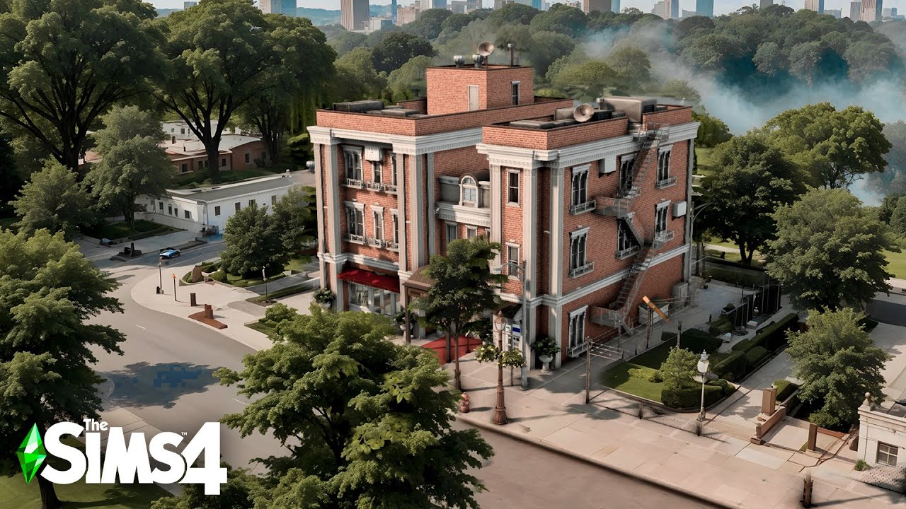 APARTMENTS, RESTAURANT AND CLOTHING STORE - Realistic Build - ASMR| The Sims 4 - no cc.