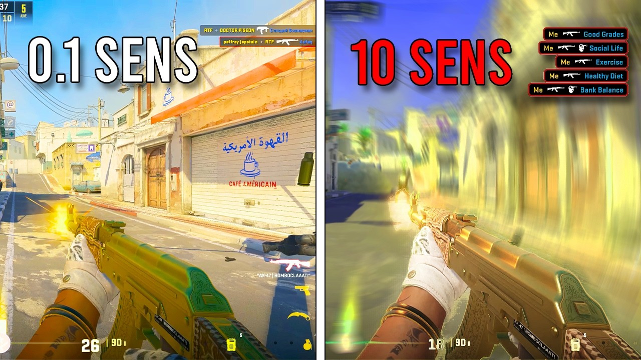 Every Kill Makes My Sensitivity Faster… (CS2 Challenge)