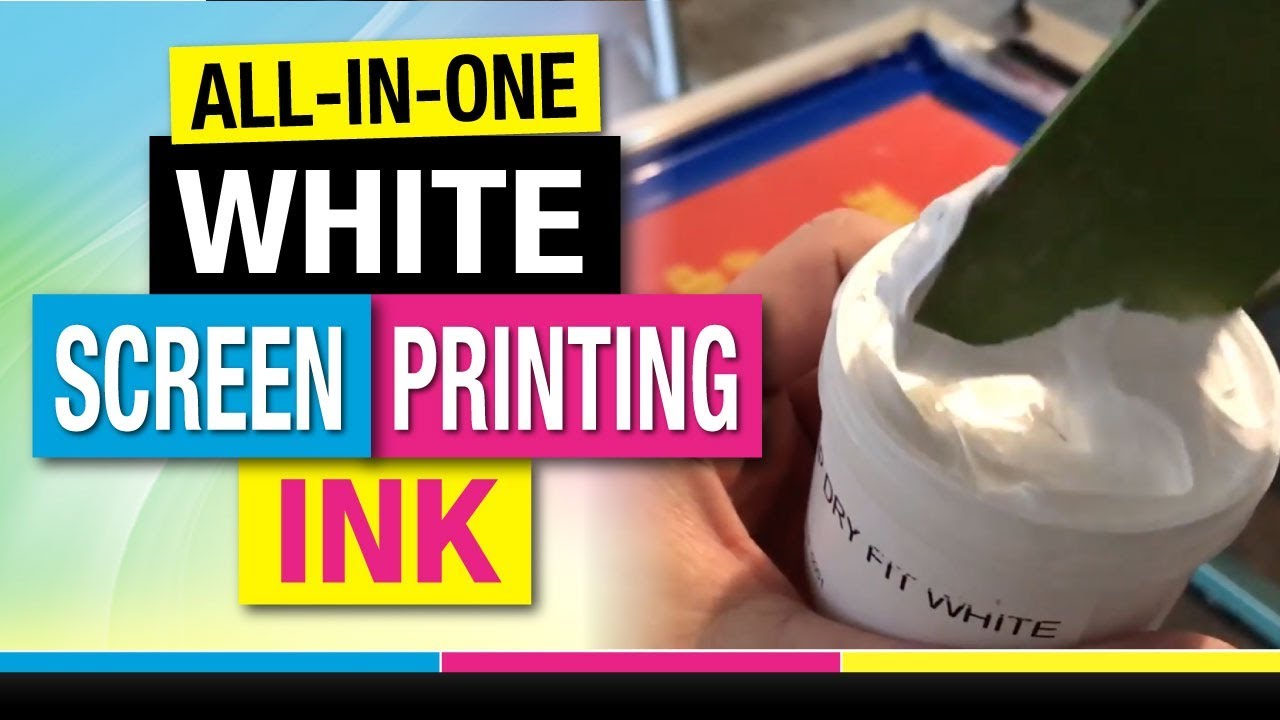All in One White Screen Printing Ink Review