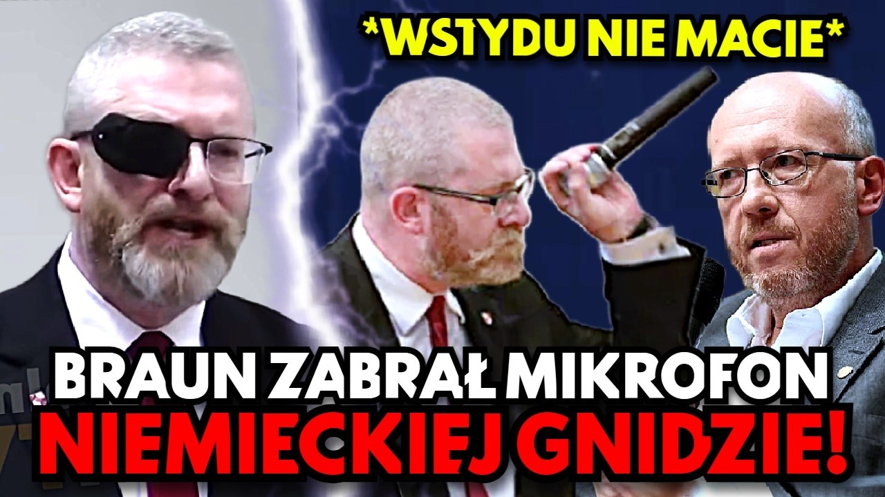 BRAUN KR&Oacute;CIUTKO Z NIEMIECKIM KŁAMCĄ OCZERNIAJĄCYM POLAK&Oacute;W! OSTRA WALKA W SĄDZIE!