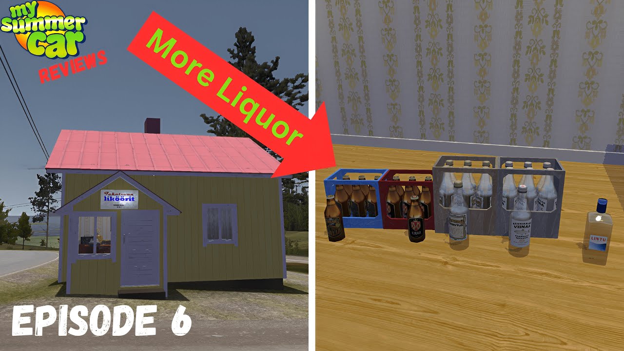 NEW Liquor Store with NEW Alcohol Mod Review - My Summer Car