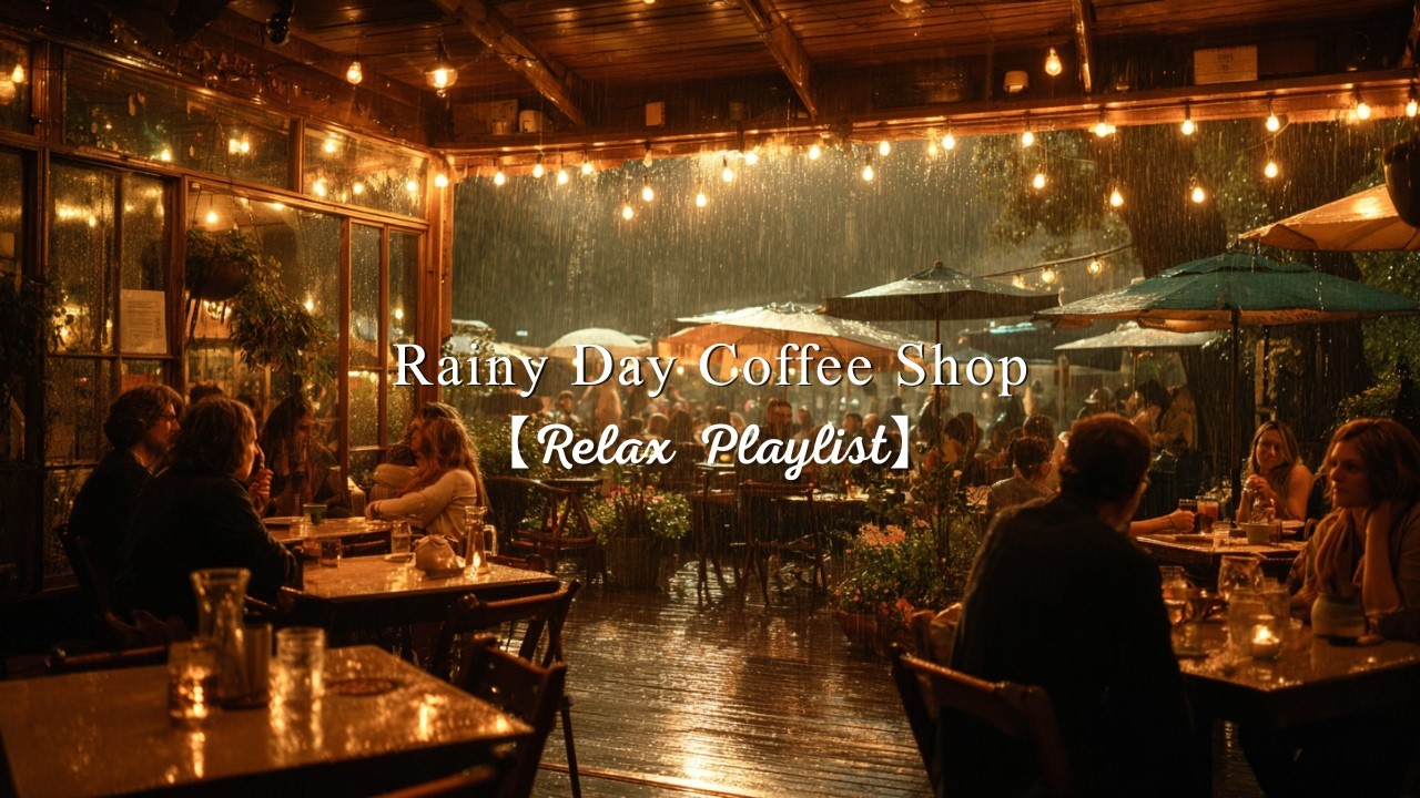 【English Femal voice】雨の日のコーヒーショップ｜リラックス洋楽playlist 🎧