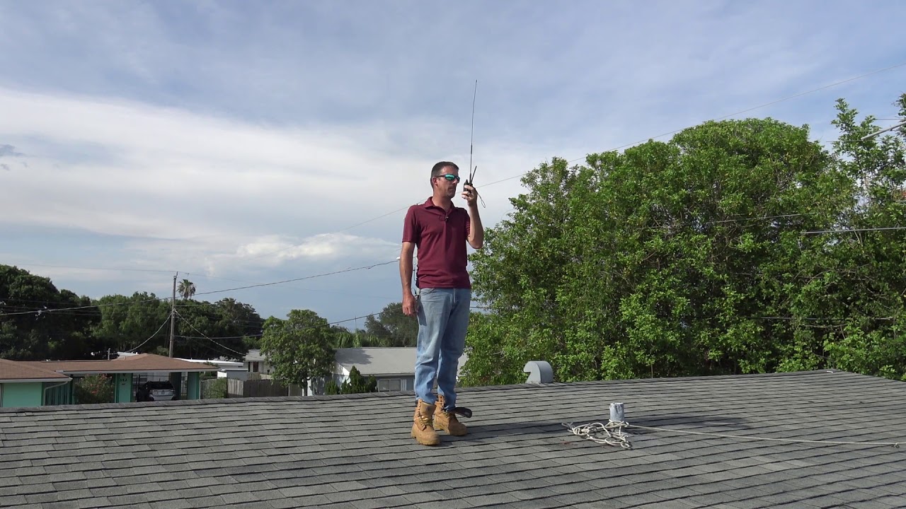 Ham Radio HT Antenna Range Test, Diamond SRH770S