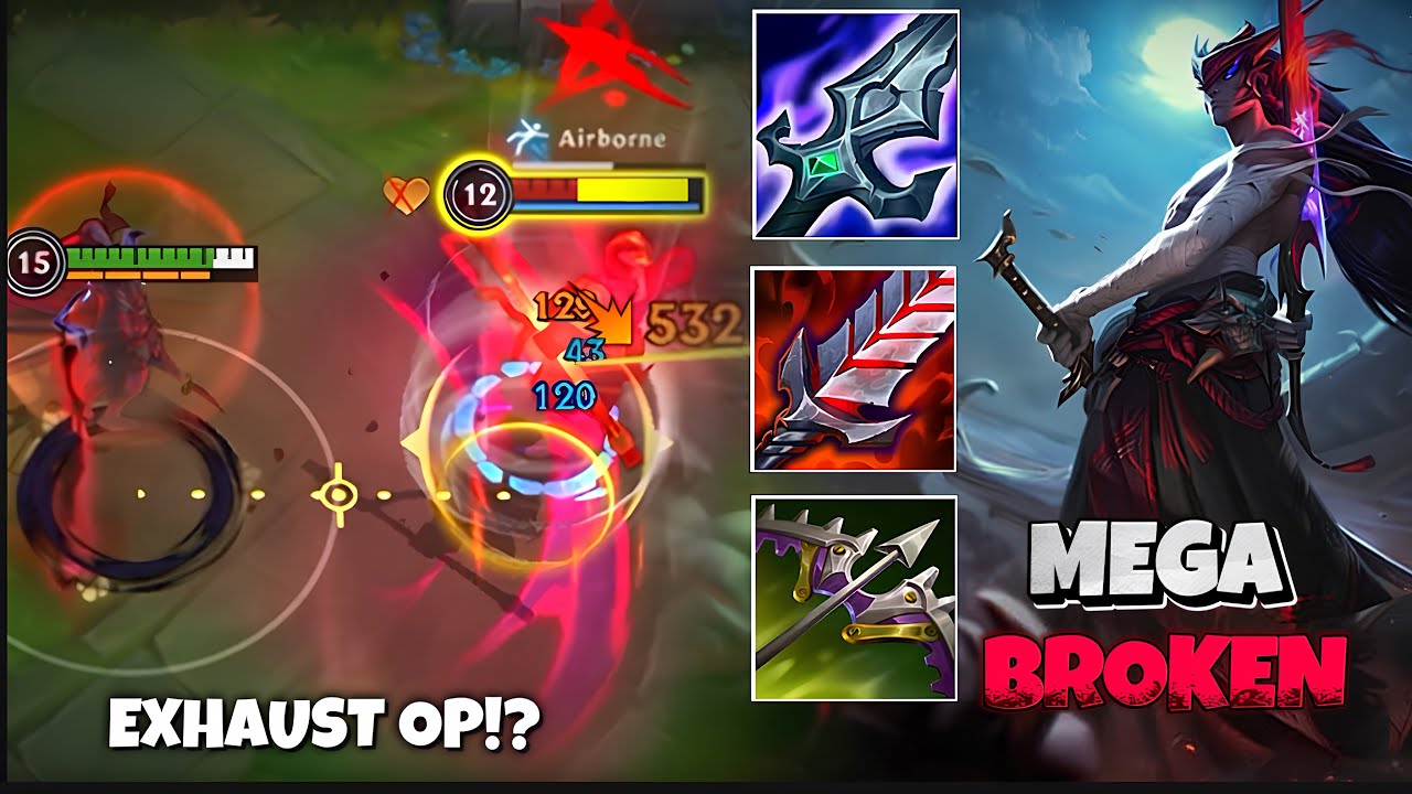 YONE IS PRETTY BROKEN AND HARD TO KILL WITH THESE 3 CORE ITEMS! WILD RIFT (RUNES & BUILD)