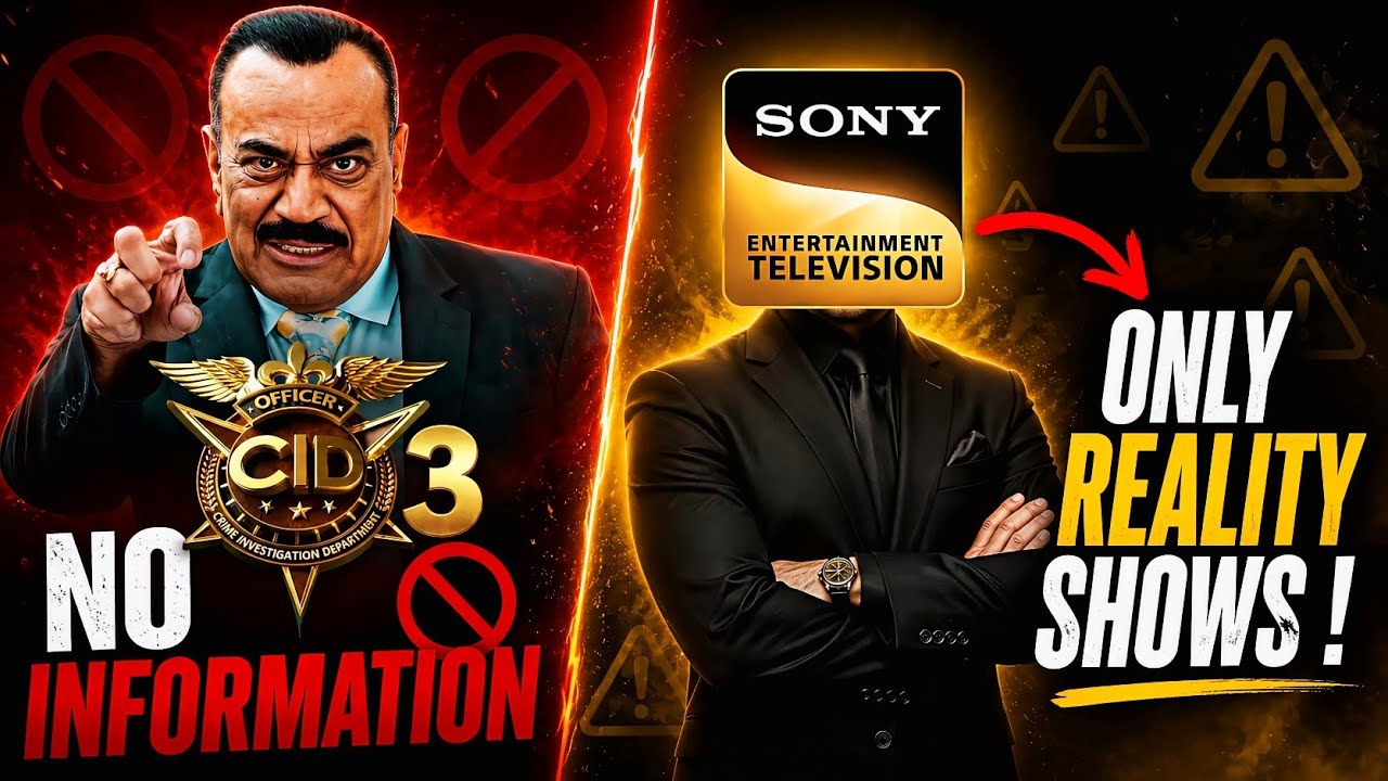 CID Season 3 No Information Because Sony TV Starts Only Reality Shows | SonyTV Shift To Reality Show