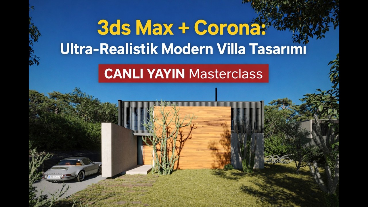 Modern Villa Sahnesi Yapımı
