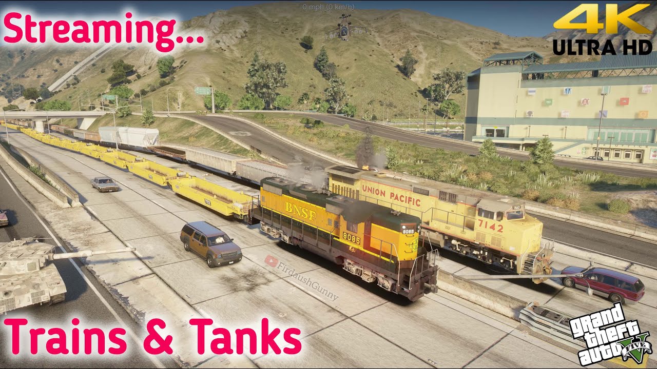 🚂 Grand Theft Auto V | Insane Train Mods + 5-Star Chaos! 🔥