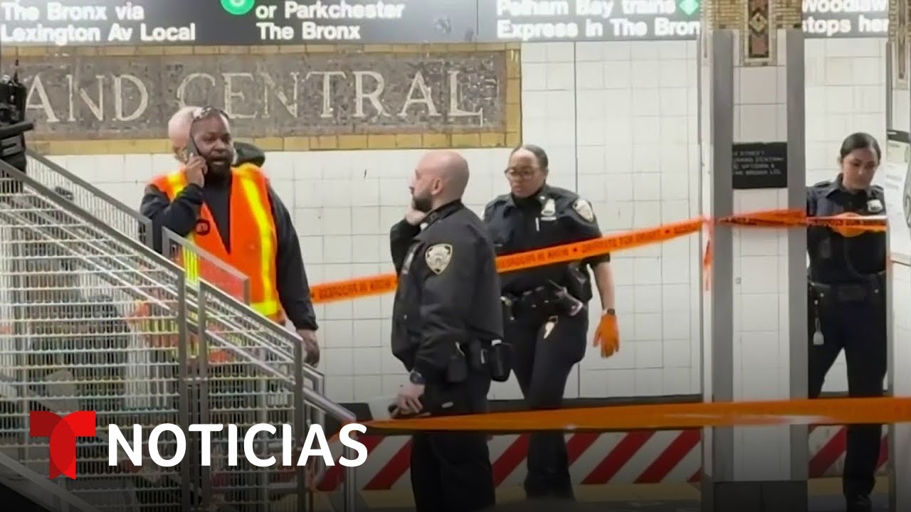 Ataque con machete en la Terminal Gran Central de Nueva York deja tres heridos | Noticias Telemundo