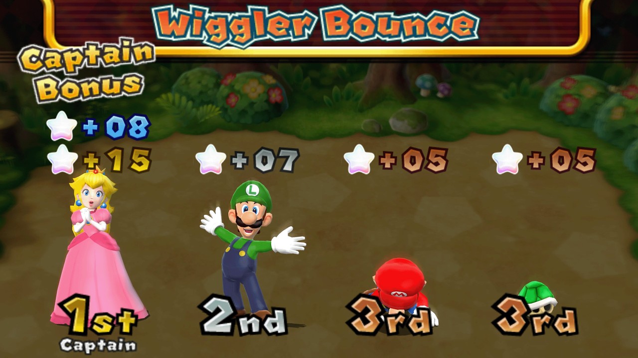 Mario Party 9 - Peach vs Luigi vs Mario vs Koopa - Blooper Beach