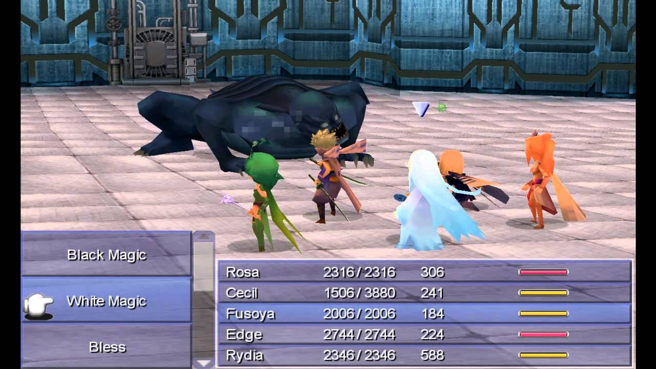 Final Fantasy IV (PC) - Boss: Elemental Archfiends (Active/Hard)