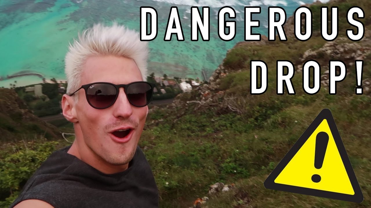 HIKING UP DANGEROUS RIDGE IN HAWAII! I ALMOST FELL!