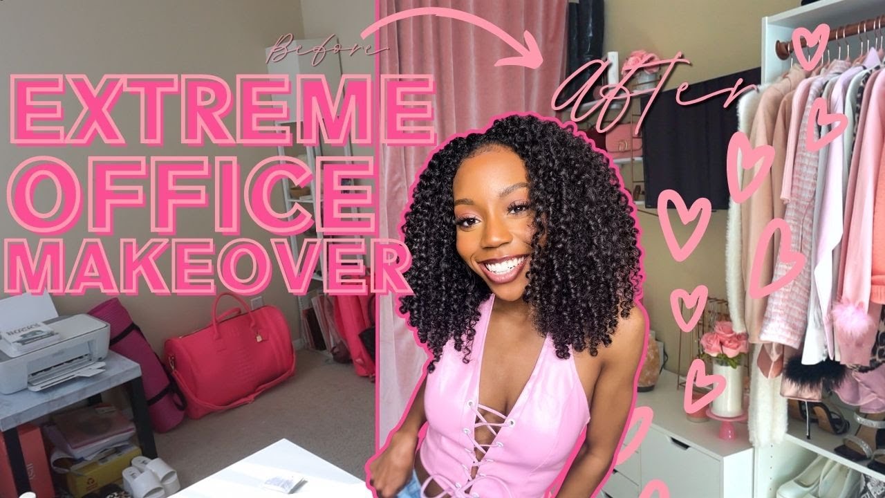 My DREAM Office + Studio 🤩💕 EXTREME Home Office Makeover | Arianna Jonae