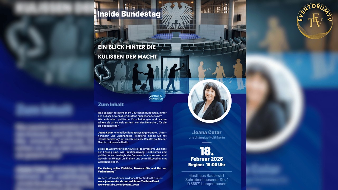 Vortrag von Joana Cotar - INSIDE BUNDESTAG