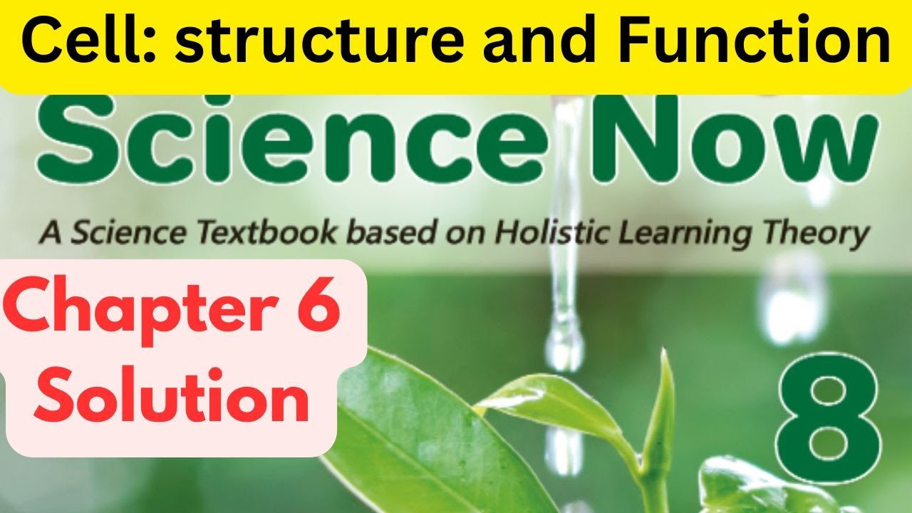 Class 8 Science Chapter 6 | Cell: Structure and Function | NCERT Solutions | Exercise Questions Ans