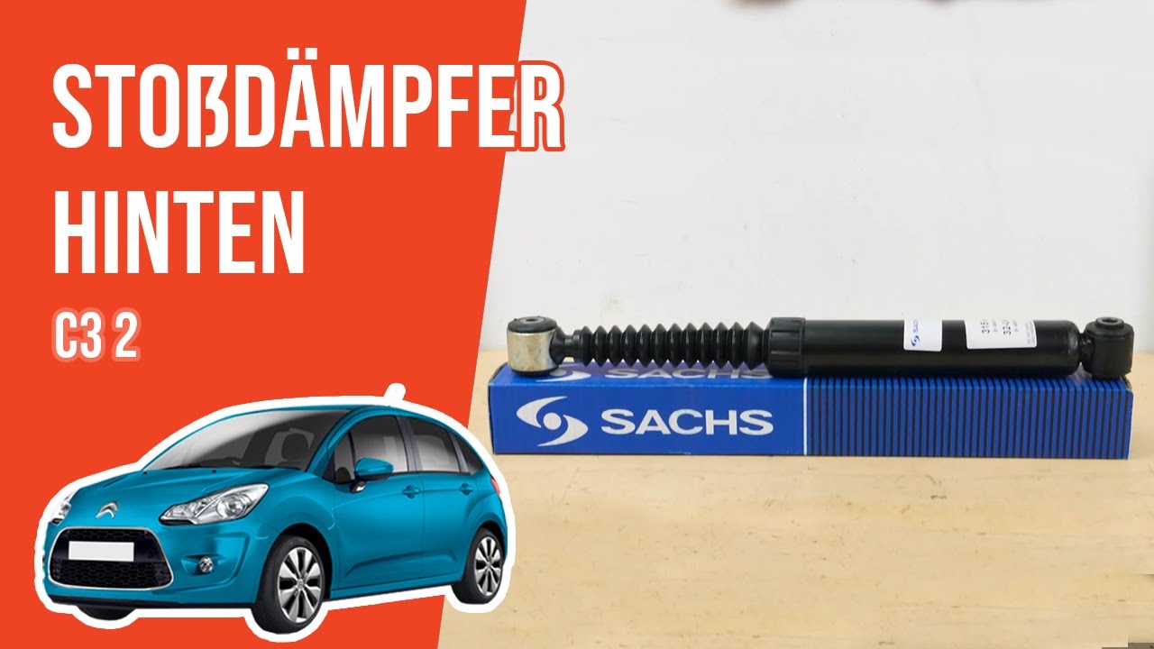 Wie Citroën C3 2 Stoßdämpfer hinten wechseln ➿