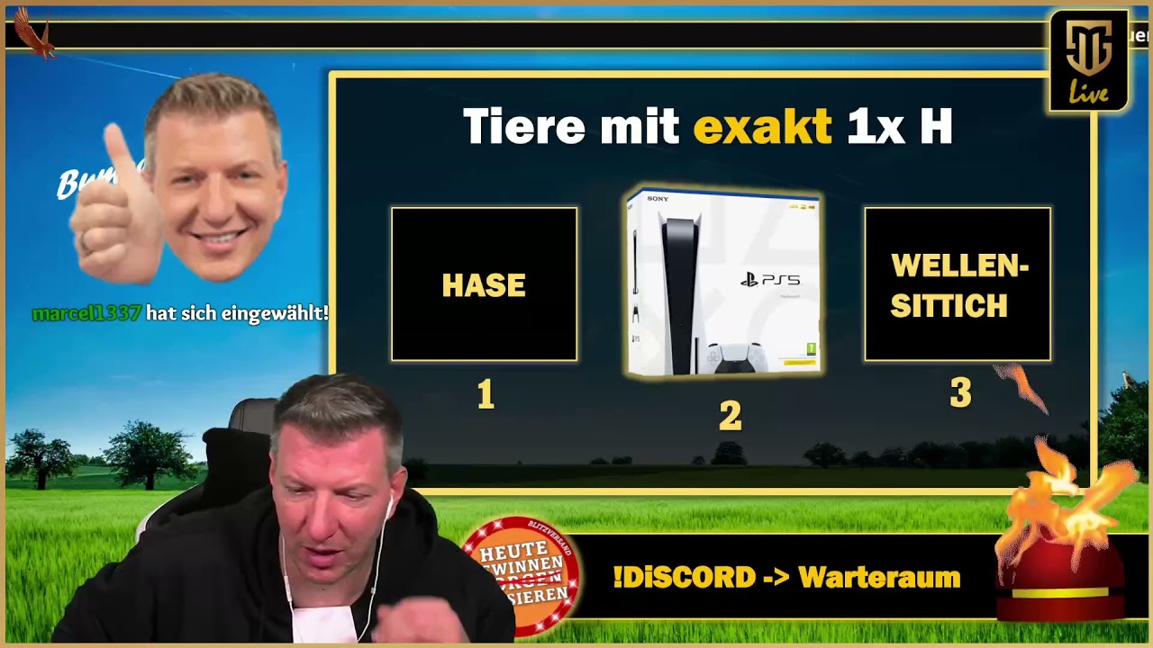 Max Schradin verlost eine Playstation 5 (Teil 5)