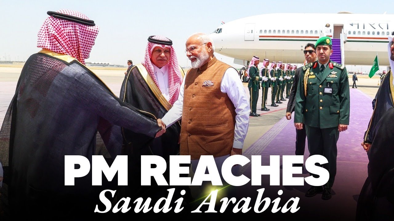 LIVE: PM Modi lands in Jeddah, Saudi Arabia