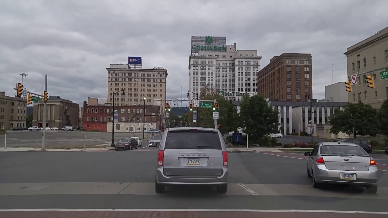 Driving by Wilkes-Barre,Pennsylvania