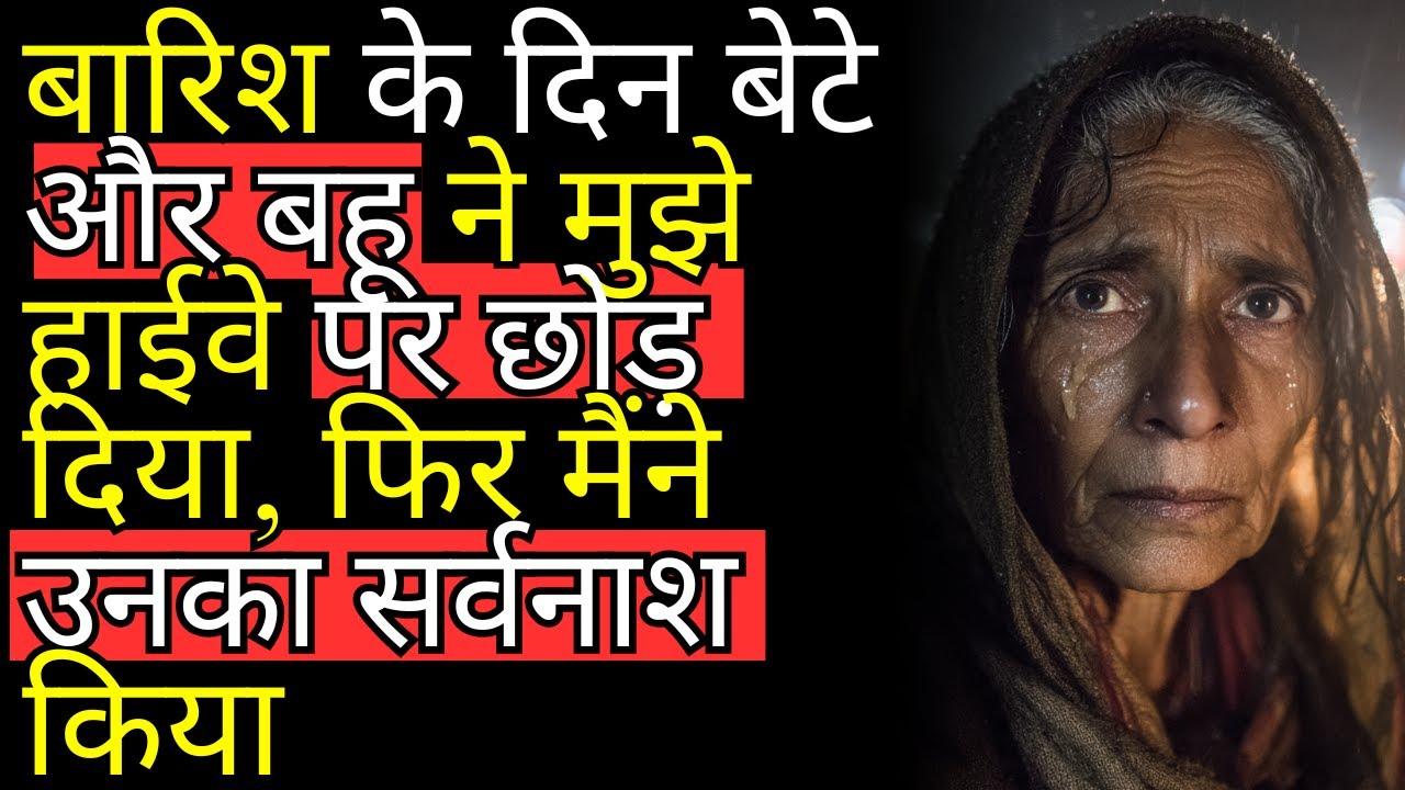 बारिश के दिन बेटे और बहू ने मुझे हाईवे पर छोड़ दिया, फिर मैंने उनका सर्वनाश किया