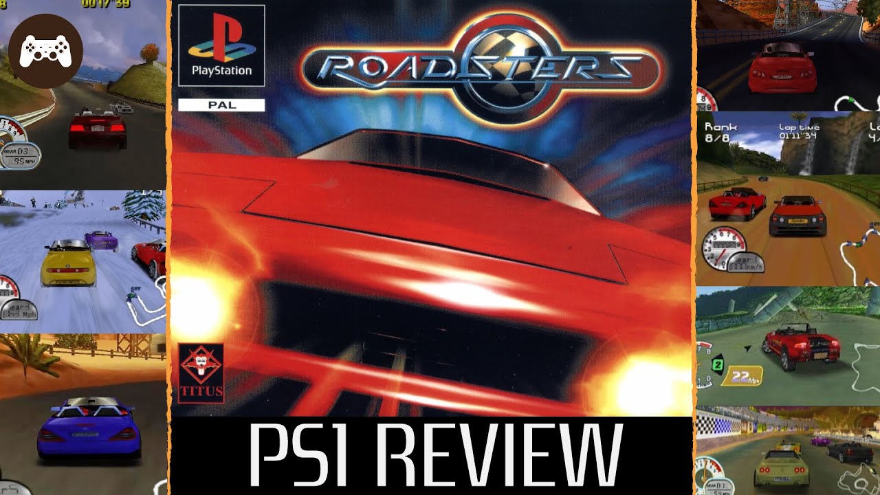 Roadsters PS1 Review - Roadsters Game PS1 - Roadsters PS1 Gameplay - Roadsters PSX - Roadsters PS1