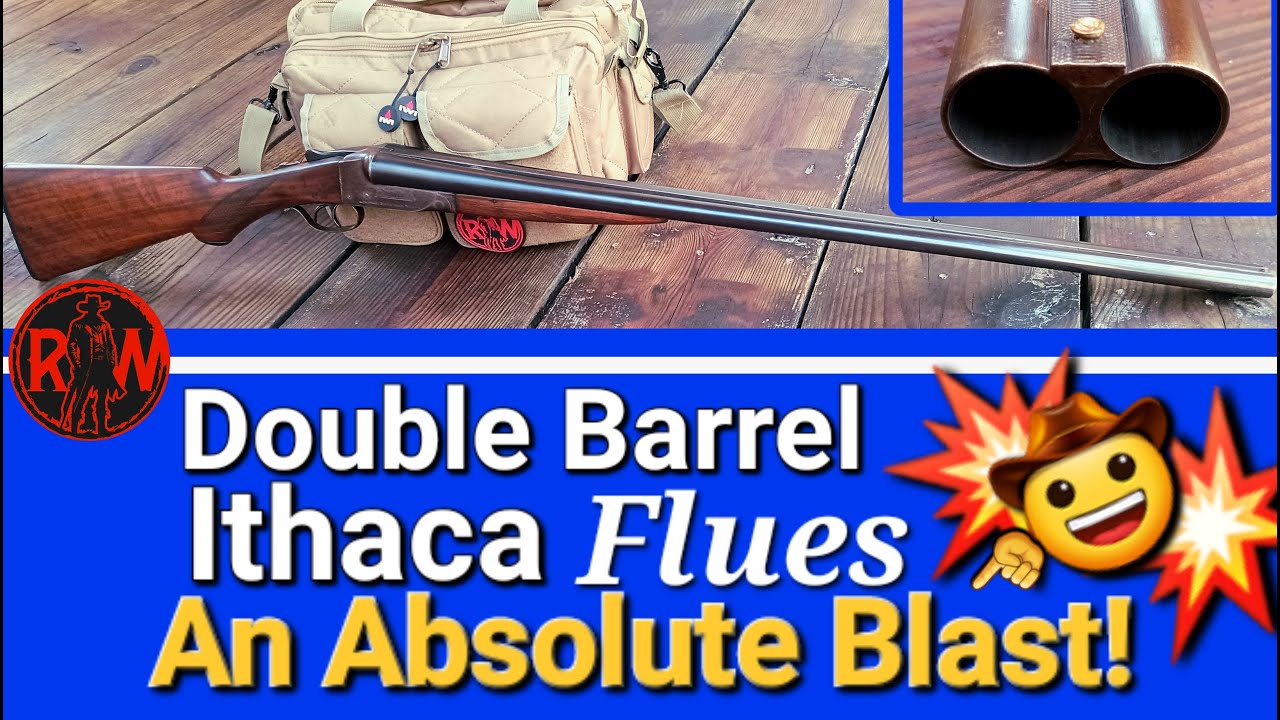Ithaca Flues Double Barrel — отличный день для стрельбища!