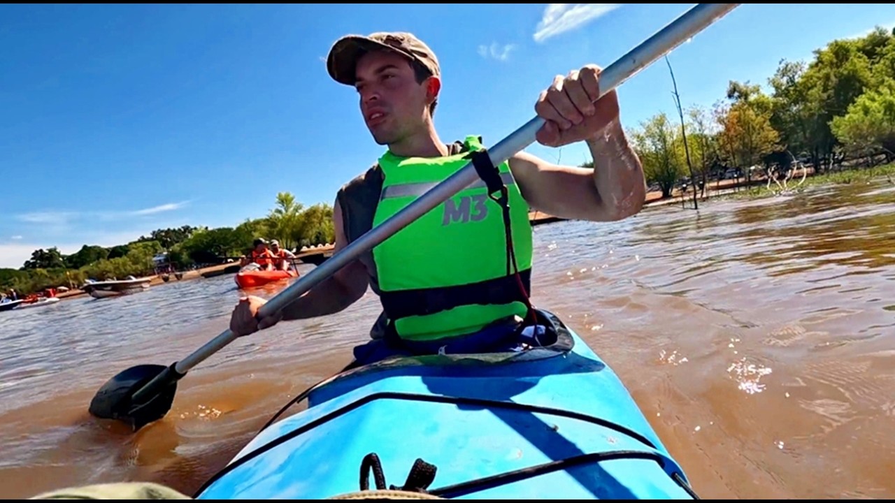 Kayak y campamento con amigos | Isla Caraballo, Entre Ríos.