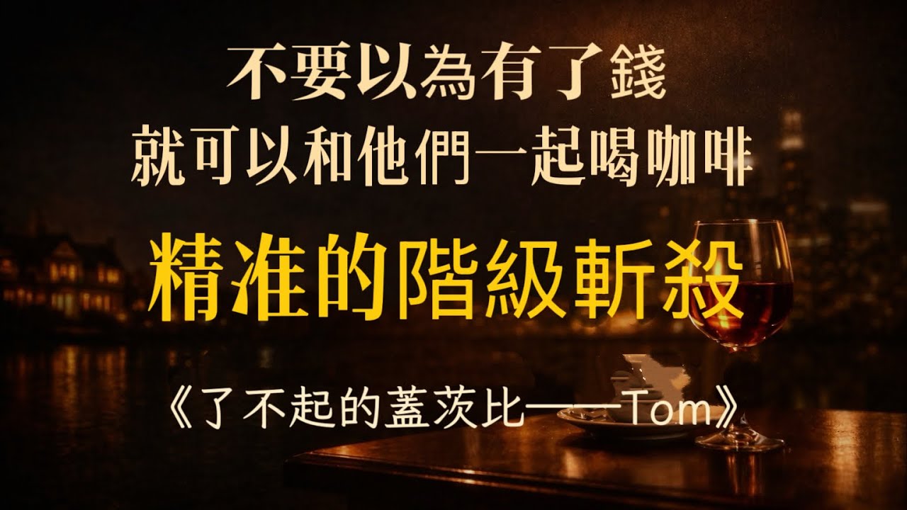 Tom：站在规则里的那个人，如何体面地斩杀 Gatsby # 了不起的蓋茨比 Gatsby》别以为有了钱就能上桌 #階級斬殺