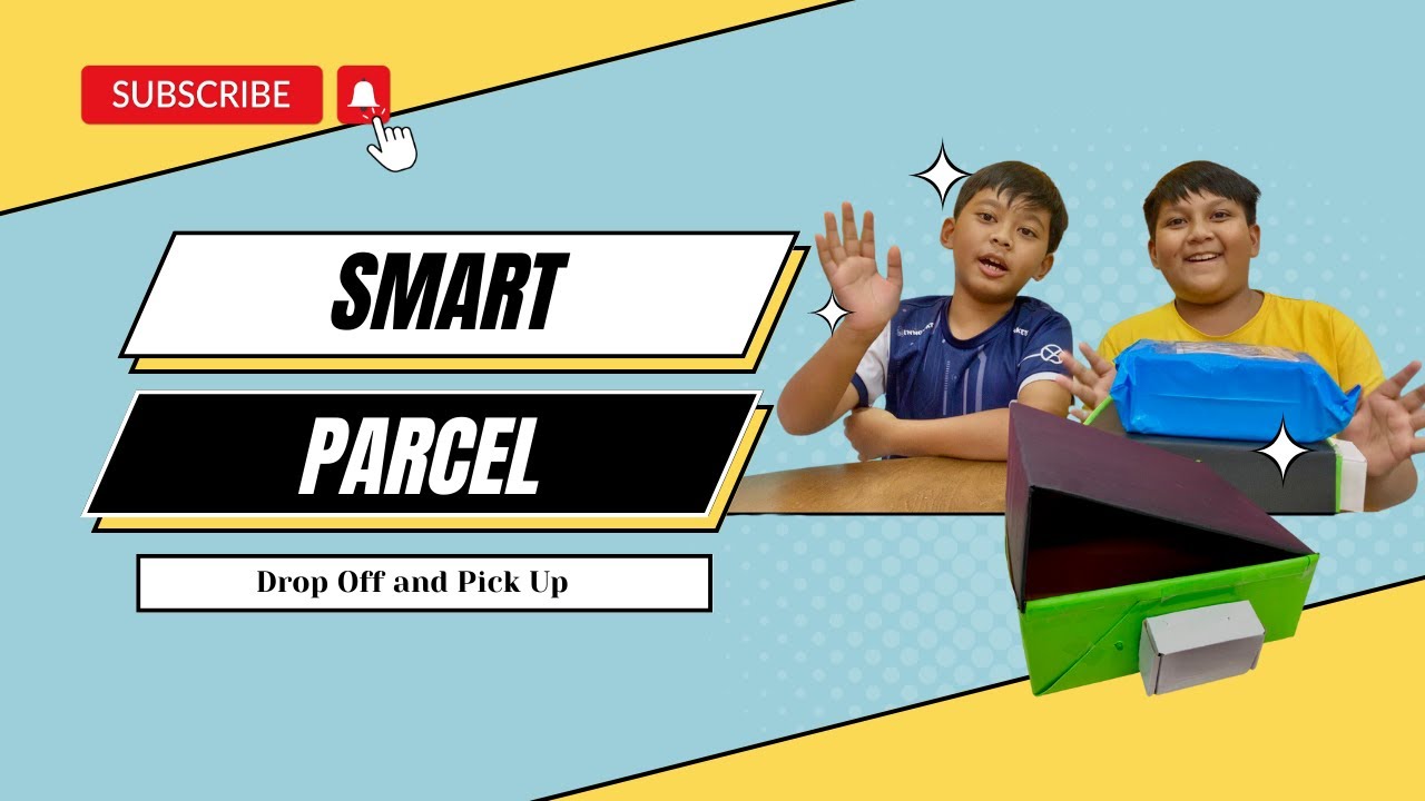 Drop off and pick up parcel with IoT Smart Parcel by Amsyar and Ziyad