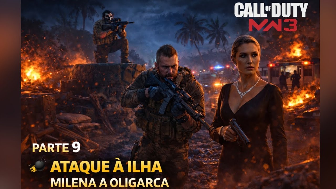 INVADIMOS A ILHA DA MILENA – COD MW3 Campanha #9